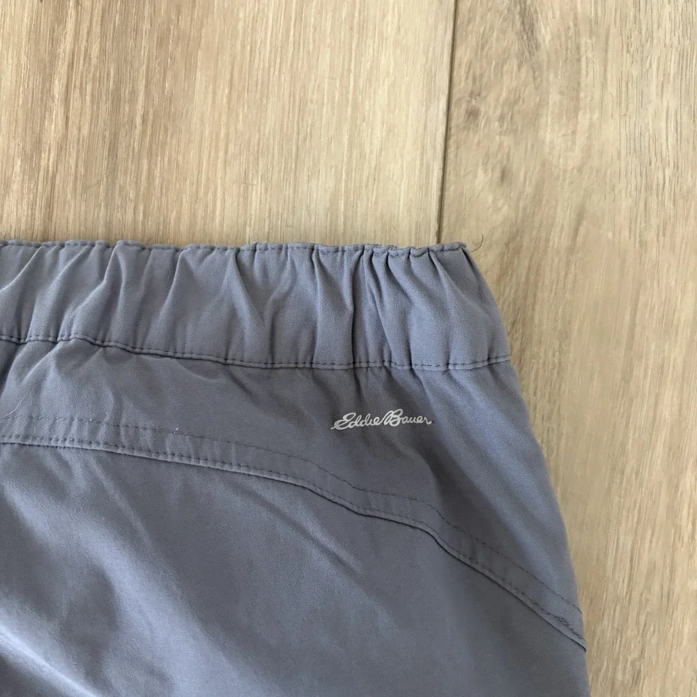 Eddie Bauer WR Fleece Lined Rainier Pants Womens Small Graphite Gray Stretch